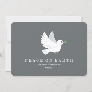 Dove of Peace Photo Holiday Card Kaart