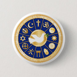 Dove of Peace Ronde Button 5,7 Cm
