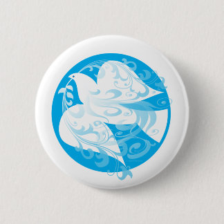 Dove of Peace Ronde Button 5,7 Cm
