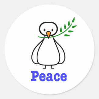 Dove of Peace Ronde Sticker