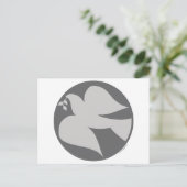 Dove of Peace Sign Briefkaart (Staand voorkant)