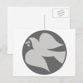 Dove of Peace Sign Briefkaart (Voorkant / Achterkant)