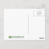 Dove of Peace Sign Briefkaart (Achterkant)