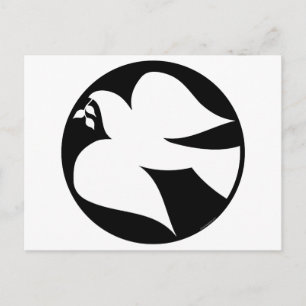 Dove of Peace Sign Briefkaart
