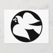 Dove of Peace Sign Briefkaart (Voorkant)