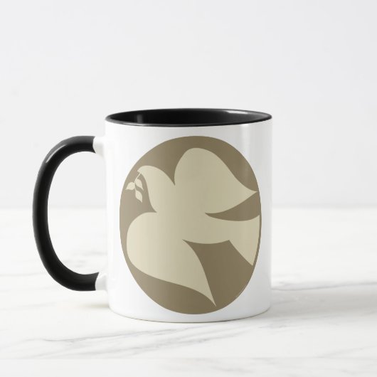 Dove of Peace Sign Mok (Links)