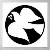 Dove of Peace Sign Poster (Voorkant)