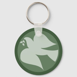 Dove of Peace Sign Sleutelhanger