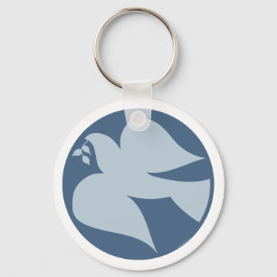 Dove of Peace Sign Sleutelhanger