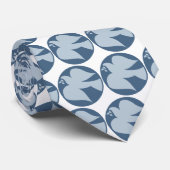 Dove of Peace Sign Stropdas (Opgerold)