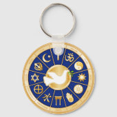 Dove of Peace Sleutelhanger (Voorkant)