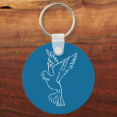 Dove of Peace Sleutelhanger (Voorkant)