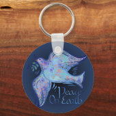 Dove of Peace Sleutelhanger (Voorkant)