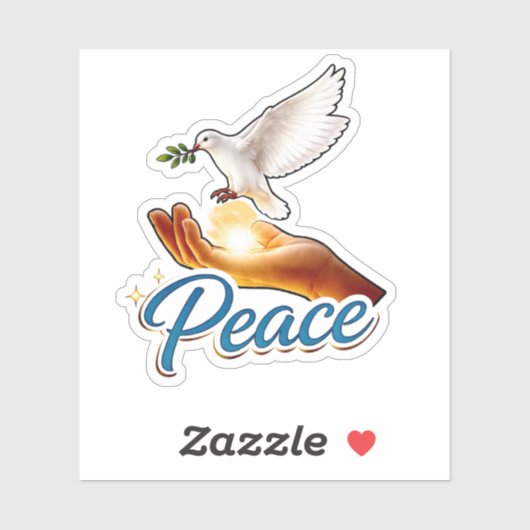 Dove of Peace Sticker (Vel)