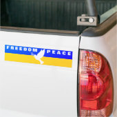 Dove of Peace - vlag van Oekraïne - vrede - vrijhe Bumpersticker (Op Truck)