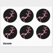 Dove & Olive Branch Ronde Sticker (Vel)