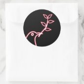 Dove & Olive Branch Ronde Sticker (Tas)