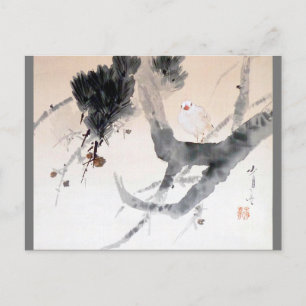 Dove on a Pine Tree, Watanabe Seitei Briefkaart