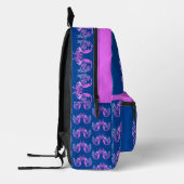 Dove on Branch Bird Motif Art gepersonaliseerd Bedrukte Rugzak (Links)