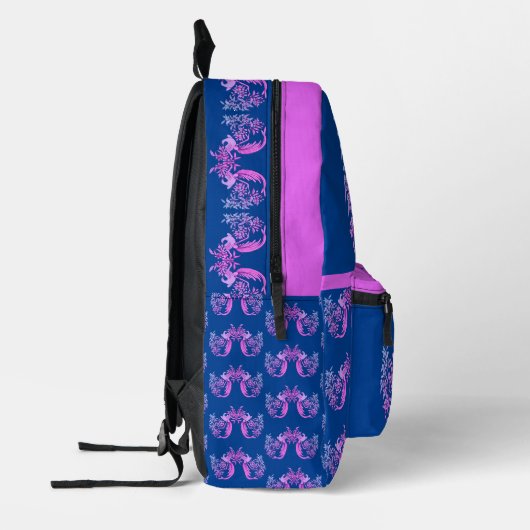 Dove on Branch Bird Motif Art gepersonaliseerd Bedrukte Rugzak (Links)