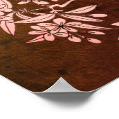 Dove on Branch Bird Motif Art Poster (Hoek)