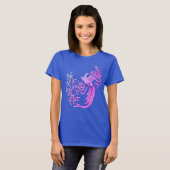 Dove on Branch Bird Motif Art T-shirt (Voorkant volledig)