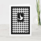 Dove on Snowy Sky wenskaart Kaart (Voorkant)