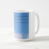 Dove op de draad koffiemok (Voorkant rechts)