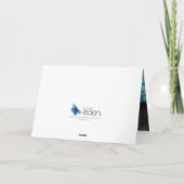 Dove paarse foto trouw dank je kaart (Achterkant)