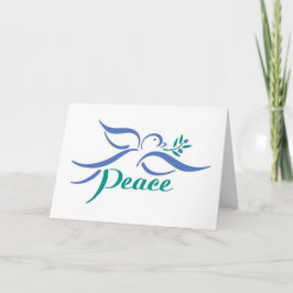 Dove Peace Feestdagen Kaart
