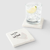 Dove Peace Stenen Onderzetter (Zijkant)