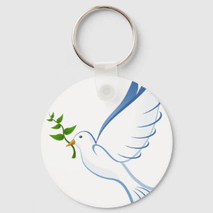 Dove Peace Symbol Sleutelhanger