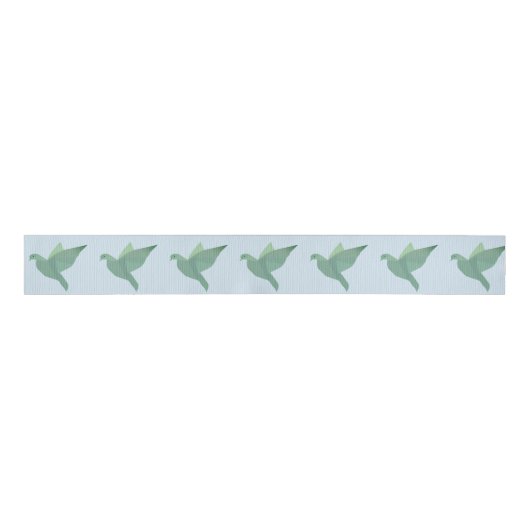Dove Pigeon Art Ribbon Grosgrain Lint (Voorkant)