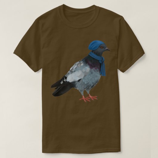 Dove Pigeon Winter 1 T-shirt (Design voorkant)