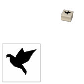 Dove, Pigeon Wood Art Stamp Rubberstempel (Gestempeld)