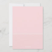 Dove Pink Religious Photo Invitation Kaart (Achterkant)