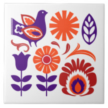 Dove Poland Folk Tegel