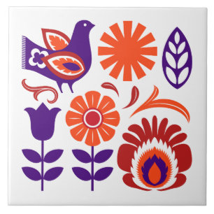 Dove Poland Folk Tegel Tegeltje