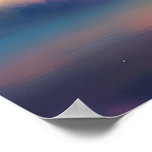 Dove & Rainbow Sky Poster (Hoek)