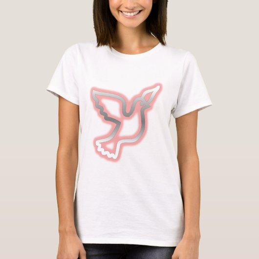 Dove Red Glow T-shirt (Voorkant)