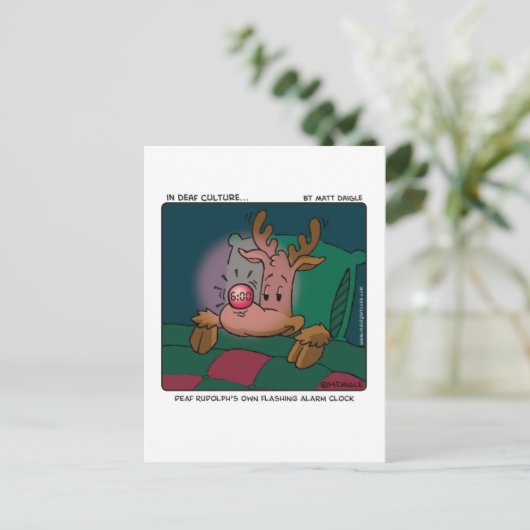 Dove Rudolph Briefkaart (Staand voorkant)