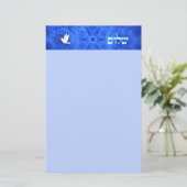 Dove - Shalom Briefpapier (Staand voorkant)