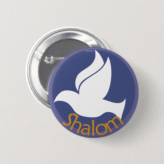 Dove Shalom Button (Voorkant /achterkant)