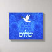 Dove - Shalom Canvas Afdruk (Voorkant)