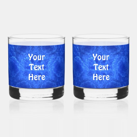 Dove - Shalom Fractal Whisky Glas (Achterkant)