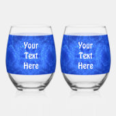 Dove - Shalom Fractal Wijnglas Zonder Voet (Achterkant)