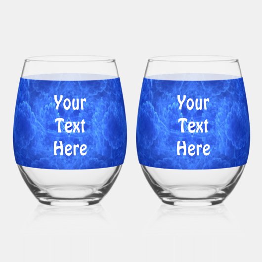 Dove - Shalom Fractal Wijnglas Zonder Voet (Achterkant)