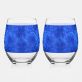 Dove - Shalom Fractal Wijnglas Zonder Voet (Rechts)