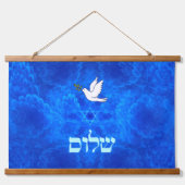 Dove - Shalom Hangend Wandkleed (Voorkant)