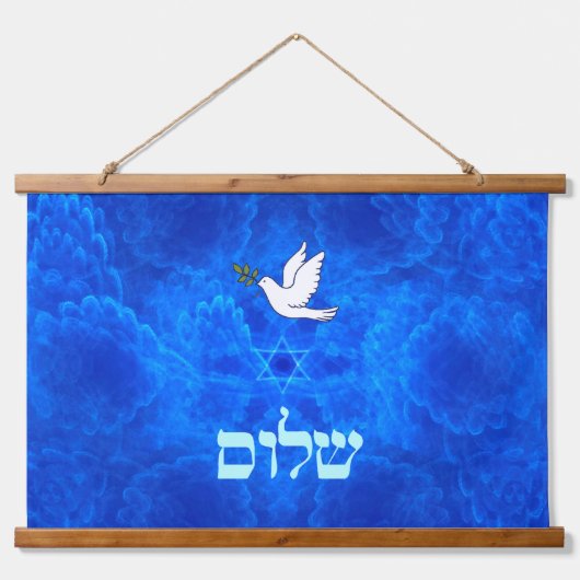 Dove - Shalom Hangend Wandkleed (Voorkant)
